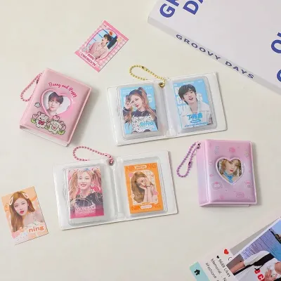 Love Design Cute Mini Photo Album With Key Chain